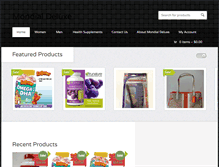 Tablet Screenshot of mondialdeluxe.com